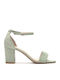 Suede Sandalen Türkis