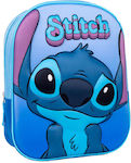 Disney Stitch Σχολική Τσάντα Πλάτης Νηπιαγωγείου σε Μπλε χρώμα
