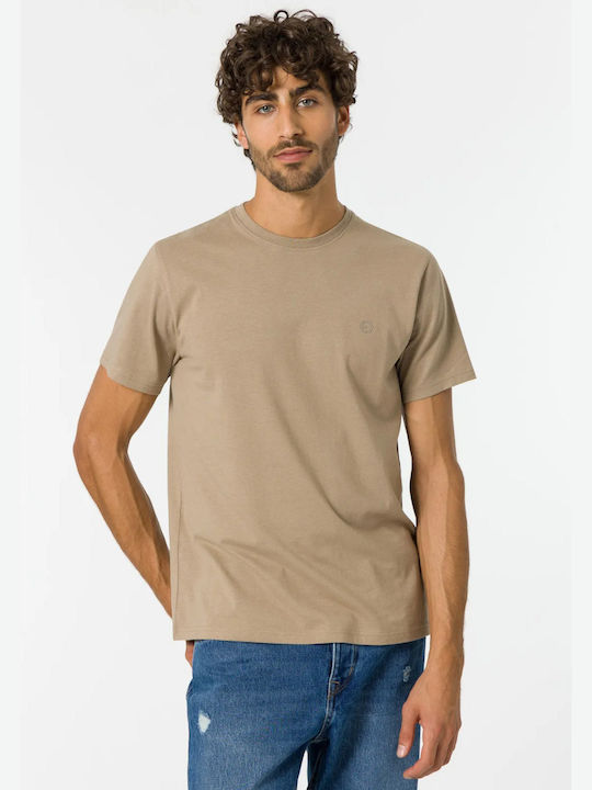 Tiffosi Men's Short Sleeve T-shirt Brown