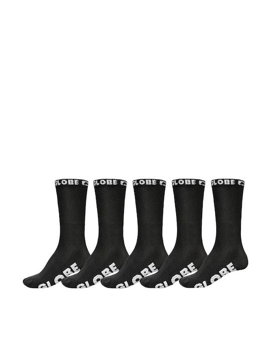 Globe Black Socks 5Pack