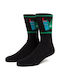 HUF Frenemies Herren Gemusterte Socken Schwarz 1Pack