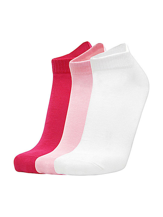 Xcode Femei Șosete Uni Pink / Fuchsia / White 3...