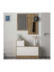 Galina Entry Furniture with Mirror / Hanger & Shoe Rack 91.8x27x70cm