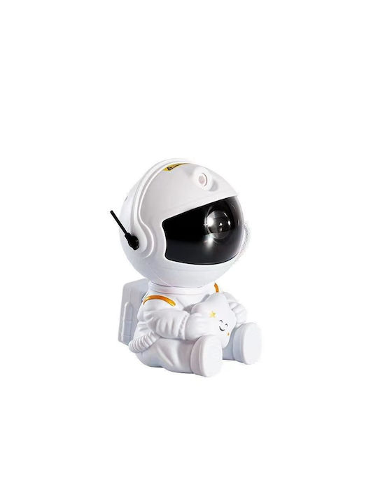 XO Παιδικό Φωτιστικό Projector Astronaut Sky Λευκό