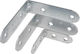 Metal-con Γωνία Ραφιού Γαλβανιζέ σε Ασημί Χρώμα 40x40mm Γ-Γ252