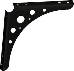 Vormann Eckregal Metallisch in Schwarz Farbe 300x30mm 1Stück