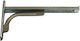 Gevy Foldable Metallic Corner Shelf Silver 130x80mm