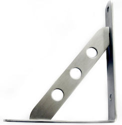Metalor Stainless Steel Corner Shelf Silver 20x16mm