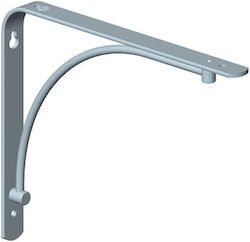 Element-System Heavy-Duty Aluminum Corner Shelf Gray 230x180mm 175602.0062