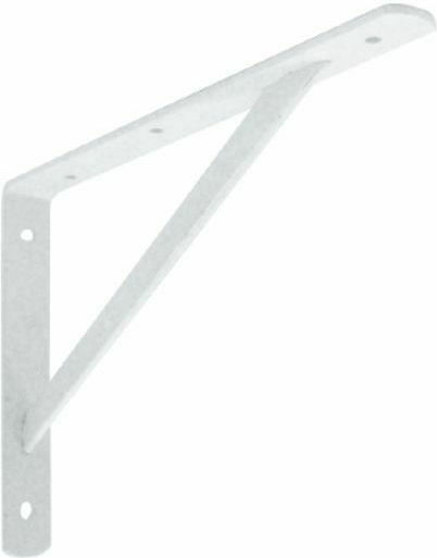ERGOhome Eckregal Schwere Ausführung Metallisch in Weiß Farbe 500x330mm 10Stück 580106.0007