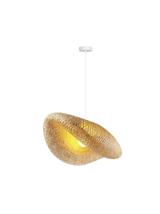 Klikareto Pendant Light Beige with Socket E27 80x25x150cm