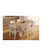 Dimcol Tablecloth Stain Resistant Panama Shadow Brown 140x180cm