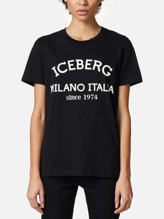 Iceberg T-Shirt Μαύρο