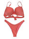 Set Bikini Brazilia Portocaliu