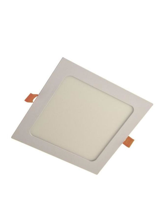 Bowi Panou LED Pătrat Suspendat 12W cu Lumină Alb Natural 4000K