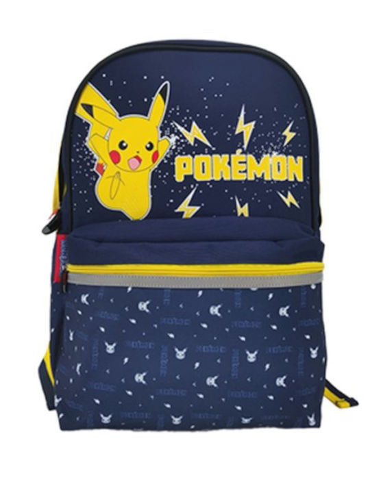 Fanatics Pokemon Picachu Σχολική Τσάντα Πλάτης Δημοτικού σε Μπλε χρώμα