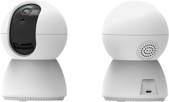 Anga AQ-8118IBW IP Surveillance Camera Wi-Fi Full HD 1080p with Microphone and Lens 3.6mm