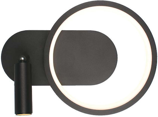 V-TAC Leuchte Wand mit Integrierter LED und Neutralweißes Licht Schwarz 250x18x10cm