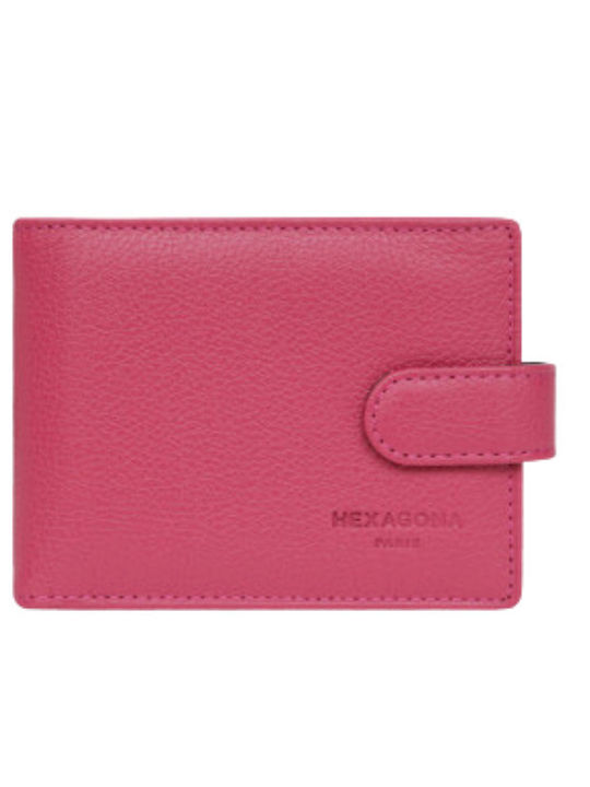 Small Leather Women's Wallet Classic Fuchsia