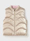 Sepia Kids Quilted Sleeveless Short Double Sided Gold