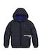 Kids' Quilted Jacket Short with Hood Black