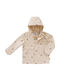 Waterproof Kids' Casual Jacket Short with Lining & Hood Beige