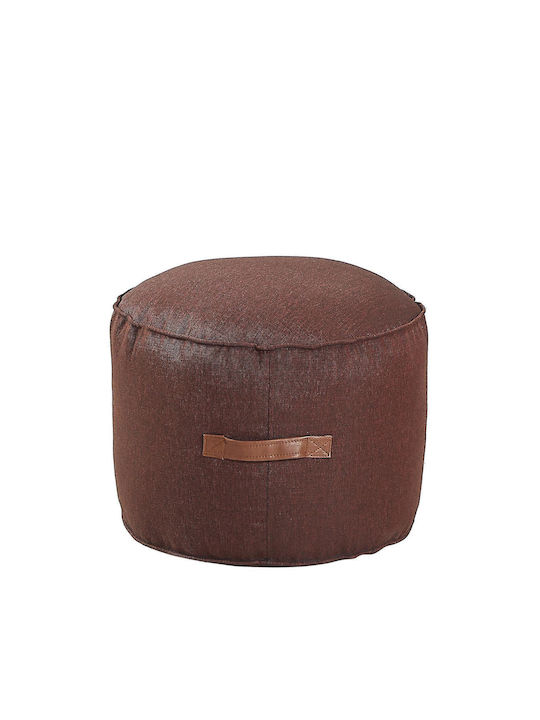 Bean Bag Stool Poof Mosi Red 45x37cm