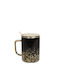 Keskor Ceramic Brown Cup Set 380ml Black 80625-1