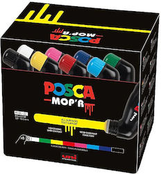 Uni-Ball Posca Mop'r 19mm Σετ 8 χρώματα