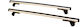 Hermes Aluminum Car Roof Bars 110cm for Alfa Romeo Alfa 146 5D Set with Roof Rack Legs Silver