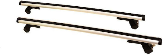 Hermes Car Roof Bars Aluminum 110cm for Suzuki Vitara Mazda 2 5D Set with Roof Rack Legs Silver