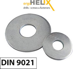 Helix Ροδέλα Φαρδιά για Βίδα M10mm 100τμχ DIN 9021