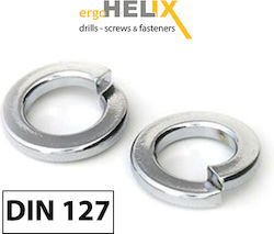 Helix Lock Washer 8mm DIN 127 100pcs