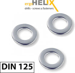 Helix Ροδέλα Στενή για Βίδα M3mm 100τμχ DIN 125