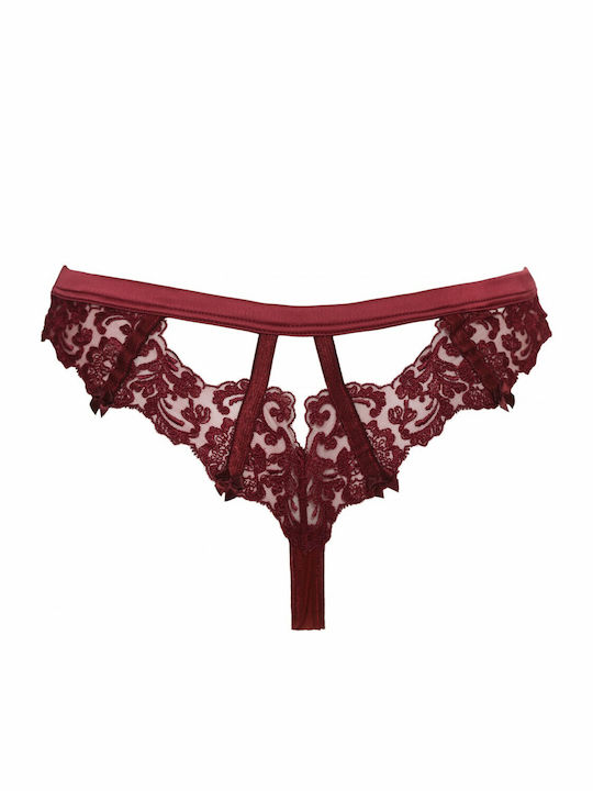 Miss Rosy Women's Brazil with Lace Red