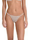 Damen Zeichenfolge Beige