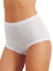 Hochtailliert Damen Boxer Weiß