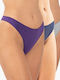 A.A UNDERWEAR Women's String 3Pack Gray