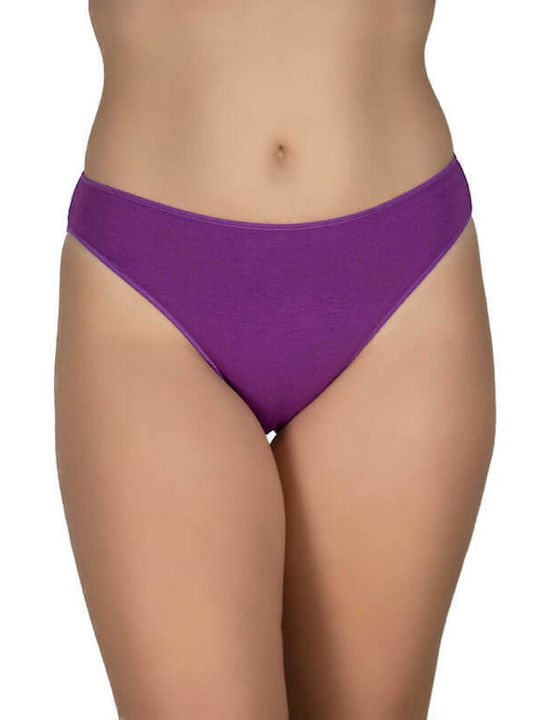 A.A UNDERWEAR Tai Cotton Women's Slip Purple