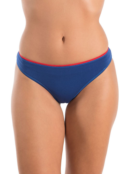 A.A UNDERWEAR Bumbac Femeie Brazilia Albastru