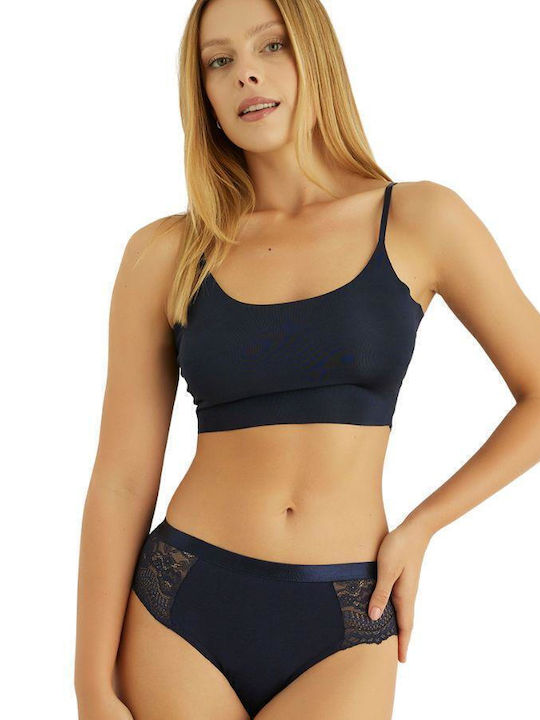 Sexen Γυναικείο Slip Navy Μπλε