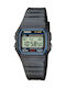 Casio Digital Men's Watch 30mm Chronograph Battery with Black Rubber Strap