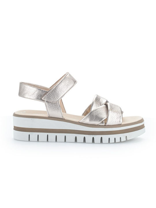 Gabor Anatomic Women's Leather Ankle Strap Plat...