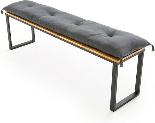 La Redoute Interieurs Gartenstuhlkissen Für Sitzbank Grau 160x35cm