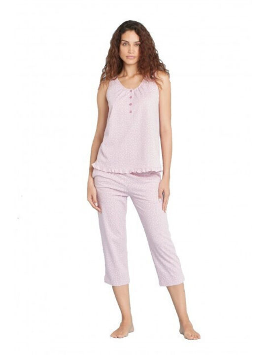 Noidinotte Summer Women's Cotton Pyjama Top Lilac