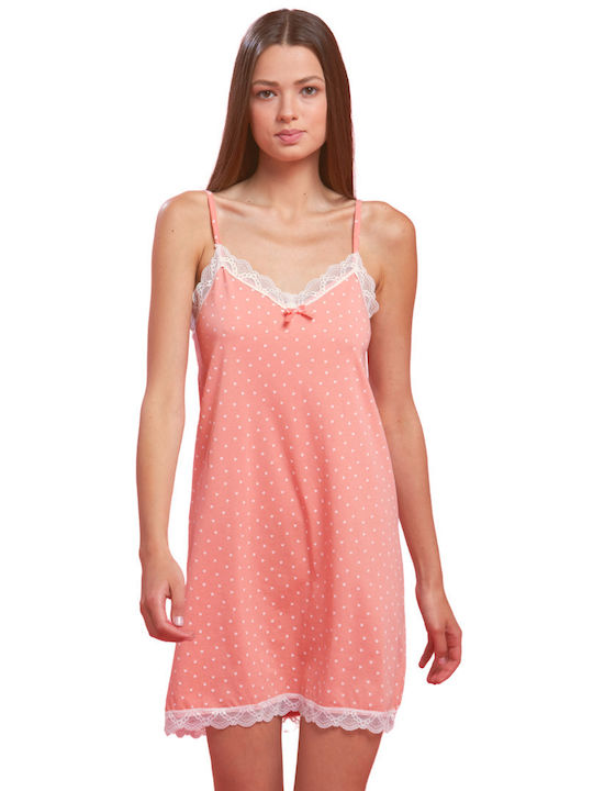 Noidinotte Summer Cotton Women's Nightdress Orange