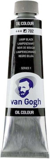 Royal Talens Van Gogh Black Oil Colour 40ml Lamp Black 702