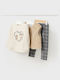 Mayoral Kids Set with Pants Winter 3pcs Gray