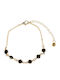 Bizoutaki Gold Plated Brass Anklet from Brass 20cm BZ BR 00199