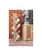 Bookcase Azizi Brown 35x19.5x130cm